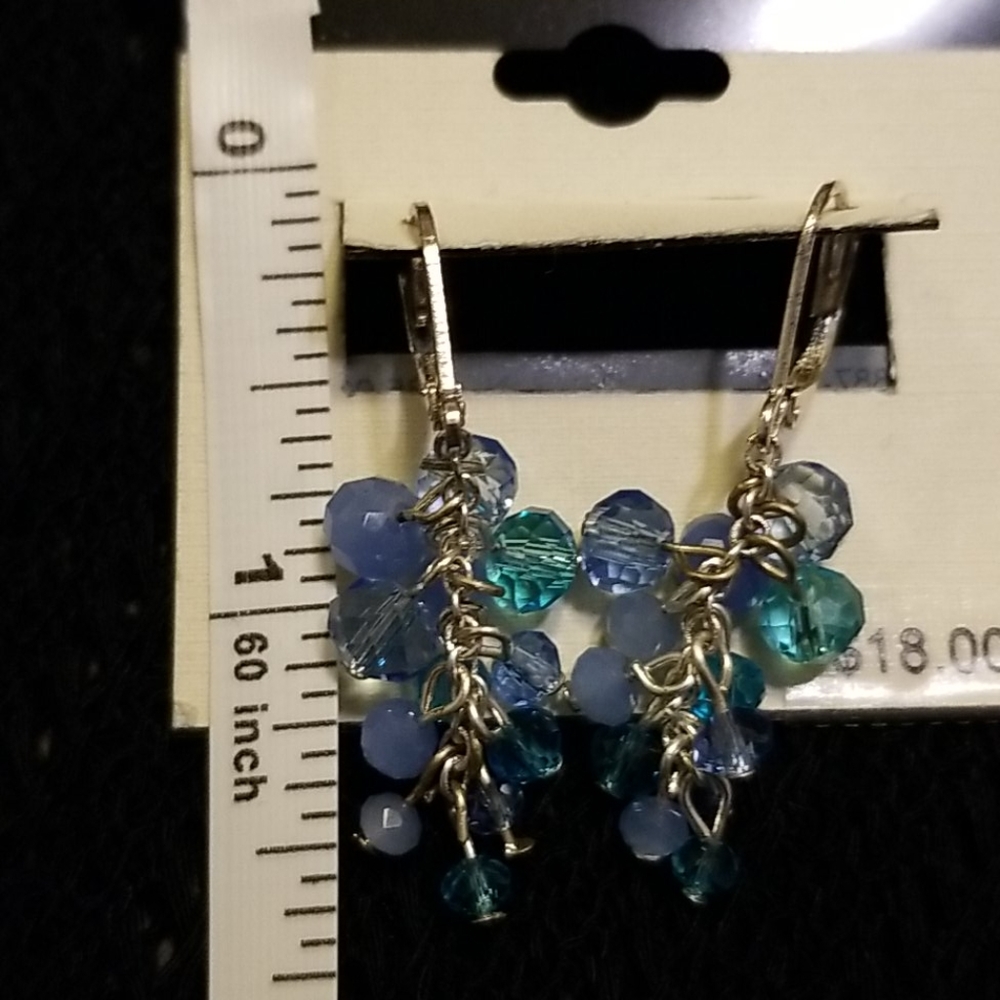 Beautiful blue earrings - Picture 4 of 4